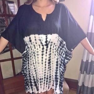 Boho style tie dye dress. One size fits most